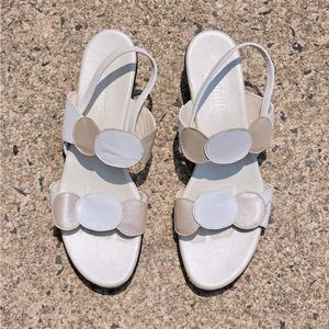 White Munro Dressy Sandals